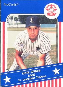 1991 ProCards Florida State League All-Stars #FSL15 Kevin Jordan Front