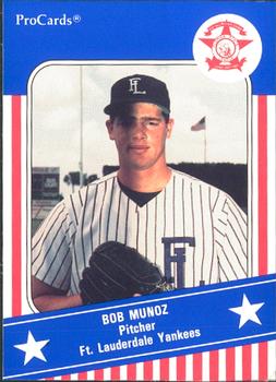 1991 ProCards Florida State League All-Stars #FSL16 Bob Munoz Front