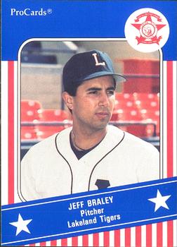 1991 ProCards Florida State League All-Stars #FSL19 Jeff Braley Front