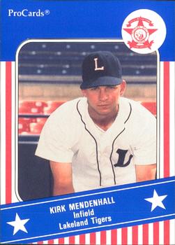 1991 ProCards Florida State League All-Stars #FSL21 Kirk Mendenhall Front