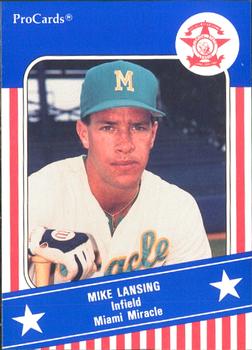 1991 ProCards Florida State League All-Stars #FSL24 Mike Lansing Front