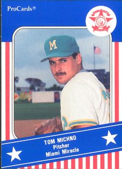 1991 ProCards Florida State League All-Stars #FSL25 Tom Michno Front