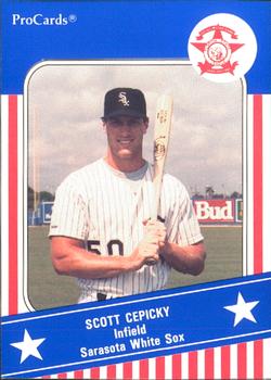 1991 ProCards Florida State League All-Stars #FSL28 Scott Cepicky Front