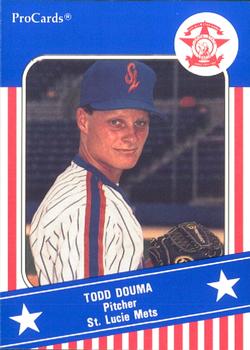 1991 ProCards Florida State League All-Stars #FSL30 Todd Douma Front