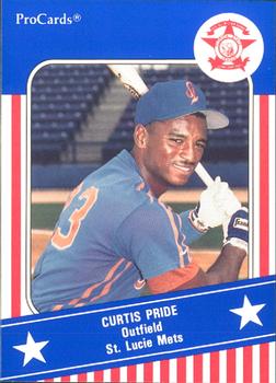 1991 ProCards Florida State League All-Stars #FSL33 Curtis Pride Front