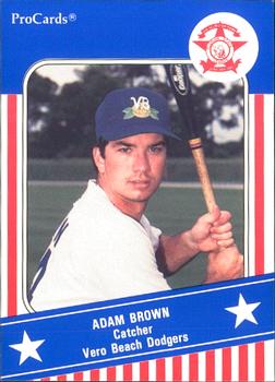 1991 ProCards Florida State League All-Stars #FSL36 Adam Brown Front