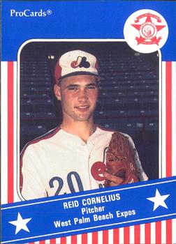 1991 ProCards Florida State League All-Stars #FSL42 Reid Cornelius Front
