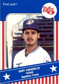 1991 ProCards Midwest League All-Stars #MWL2 Gary Caraballo Front