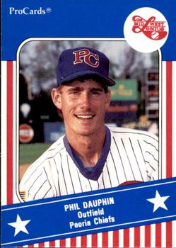 1991 ProCards Midwest League All-Stars #MWL7 Phil Dauphin Front