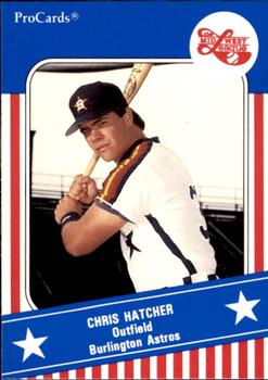 1991 ProCards Midwest League All-Stars #MWL16 Chris Hatcher Front