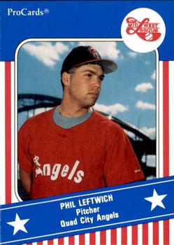 1991 ProCards Midwest League All-Stars #MWL27 Phil Leftwich Front