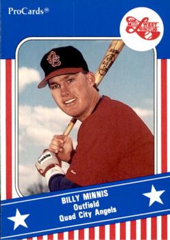 1991 ProCards Midwest League All-Stars #MWL28 Billy Minnis Front