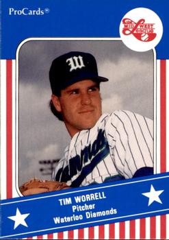 1991 ProCards Midwest League All-Stars #MWL31 Tim Worrell Front