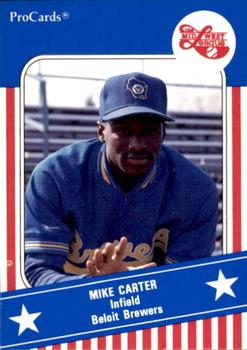 1991 ProCards Midwest League All-Stars #MWL33 Mike Carter Front