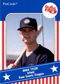 1991 ProCards Midwest League All-Stars #MWL35 Brad Tyler Front