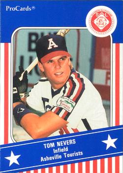 1991 ProCards South Atlantic League All-Stars #SAL2 Tom Nevers Front