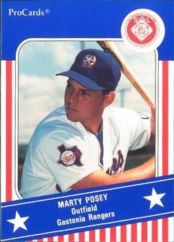 1991 ProCards South Atlantic League All-Stars #SAL24 Marty Posey Front