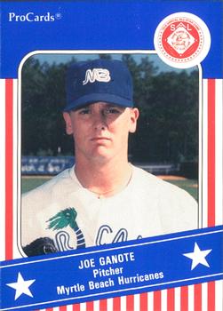 1991 ProCards South Atlantic League All-Stars #SAL38 Joe Ganote Front