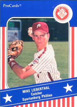 1991 ProCards South Atlantic League All-Stars #SAL44 Mike Lieberthal Front