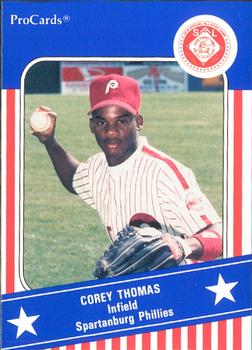 1991 ProCards South Atlantic League All-Stars #SAL45 Corey Thomas Front