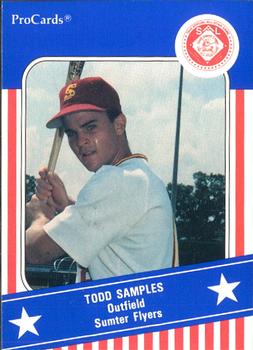 1991 ProCards South Atlantic League All-Stars #SAL47 Todd Samples Front