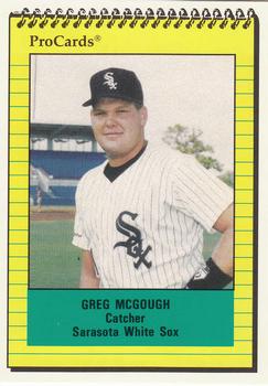 1991 ProCards #1117 Greg McGough Front