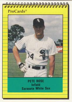 1991 ProCards #1120 Pete Rose Front