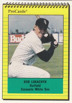 1991 ProCards #1124 Rob Lukachyk Front