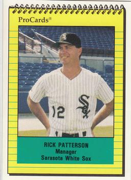 1991 ProCards #1129 Rick Patterson Front