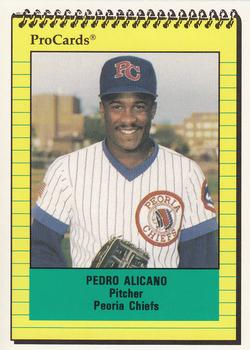 1991 ProCards #1333 Pedro Alicano Front