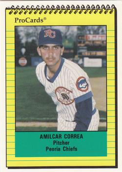 1991 ProCards #1334 Amilcar Correa Front