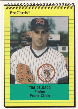 1991 ProCards #1335 Tim Delgado Front