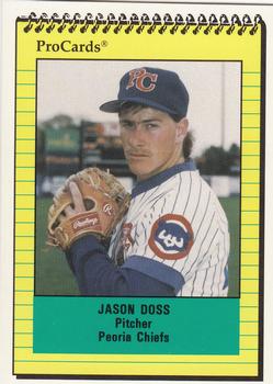 1991 ProCards #1336 Jason Doss Front