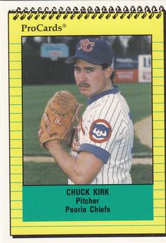 1991 ProCards #1338 Chuck Kirk Front