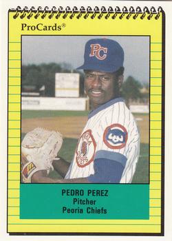 1991 ProCards #1340 Pedro Perez Front