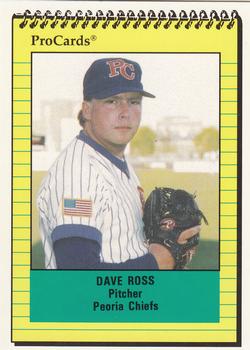 1991 ProCards #1341 Dave Ross Front