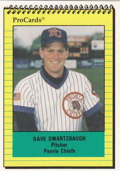 1991 ProCards #1342 Dave Swartzbaugh Front