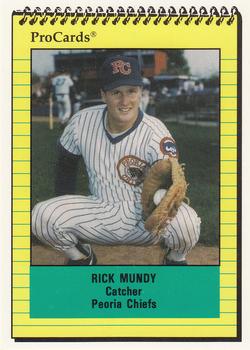 1991 ProCards #1345 Rick Mundy Front