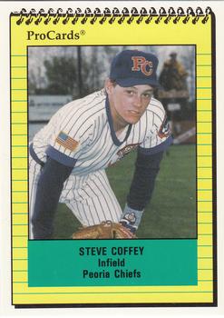 1991 ProCards #1346 Steve Coffey Front
