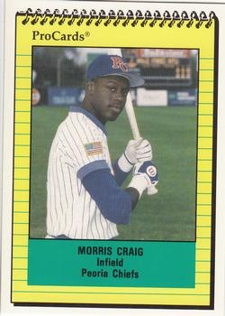 1991 ProCards #1347 Morris Craig Front
