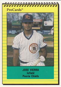 1991 ProCards #1352 Jose Vierra Front