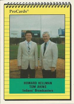 1991 ProCards #NNO Howard Kellman / Tom Akins Front