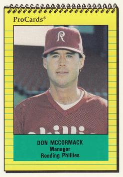 1991 ProCards #1385 Don McCormack Front