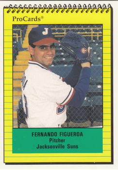 1991 ProCards #145 Fernando Figueroa Front