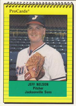 1991 ProCards #147 Jeff Nelson Front