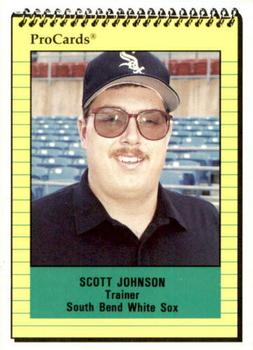 1991 ProCards #NNO Scott Johnson Front