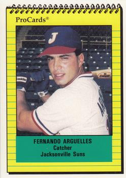 1991 ProCards #152 Fernando Arguelles Front