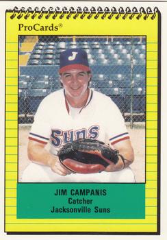 1991 ProCards #153 Jim Campanis Front