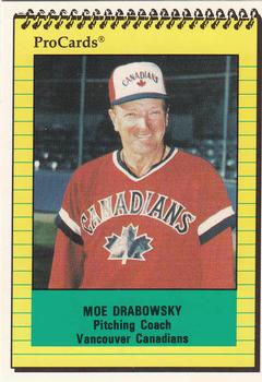 1991 ProCards #1610 Moe Drabowsky Front
