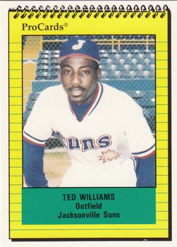 1991 ProCards #164 Ted Williams Front